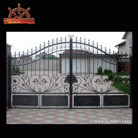 artistic iron gate with easy installation