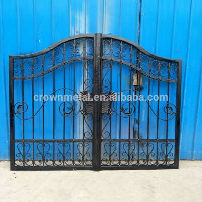 Customized forging hot galvanized iron gate for sale