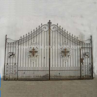 European-style custom-made villa courtyard iron door