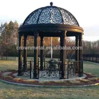 Customizable garden decoration forged iron dome