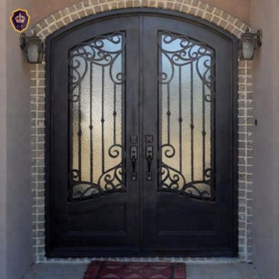 lowes wrought iron exterior entry doors with glass