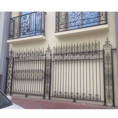 The new forged iron room outside fence design