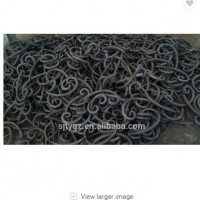 Ornamental wrought iron scrolls used on fence,guardrail,gate