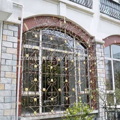 New handmade forged wrought iron windows