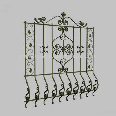 Handmade forging wrought iron windows for sale