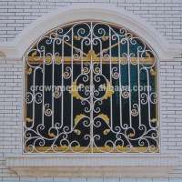 Home decoration simple steel window grill design