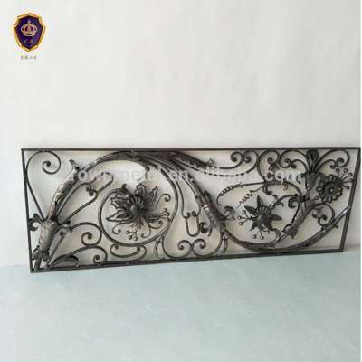 Customizable villa metal wrought iron balcony railing